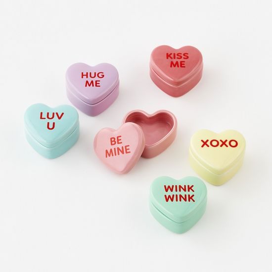 Conversation Heart Ring Box