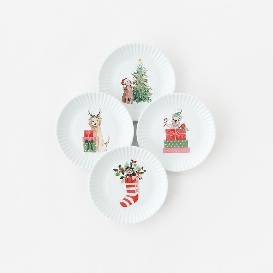 Santa Paws - Melamine Plate 7.5&quot;