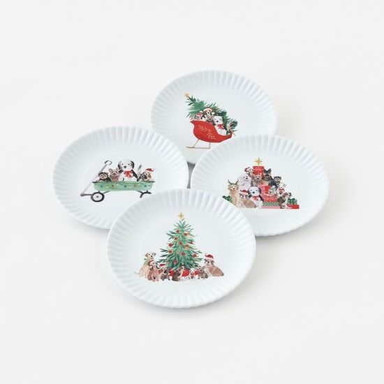 Santa Paws - Melamine Plate 9&quot;