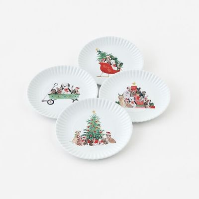 Santa Paws - Melamine Plate 9&quot;