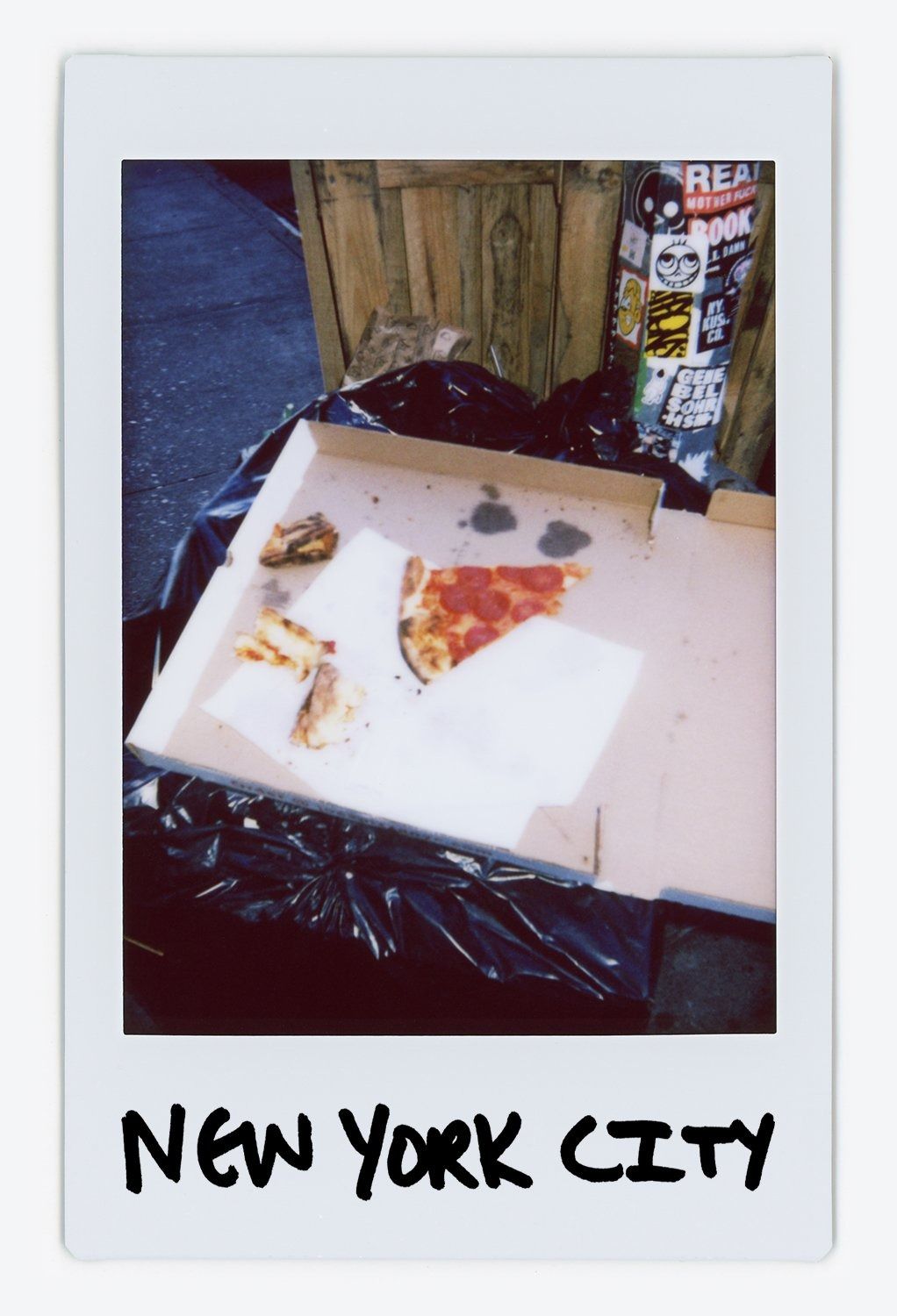Trash Pizza Postcard