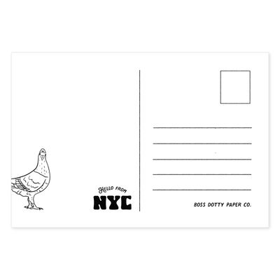 Greetings from New York Postcard