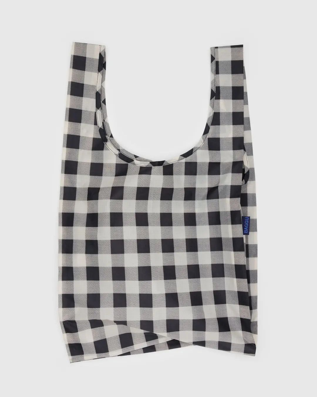 Baggu Reusable Bag Standard Black &amp; White Big Check