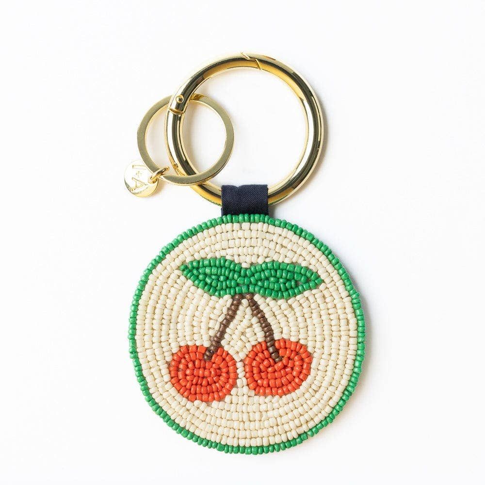 Ink + Alloy Kelsey Cherries Bead Bag Charm