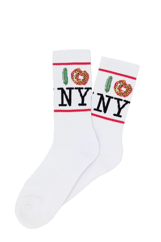 PiccoliNY Pickle Bagel NY Socks