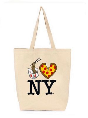 PiccoliNY Lo Mein Pizza NY Large Tote