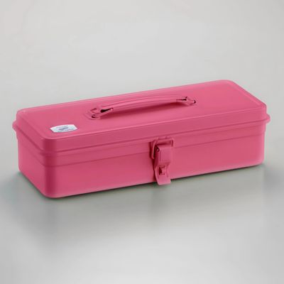 Toyo Flat Lid Top Handle Toolbox T-320 Shocking Pink