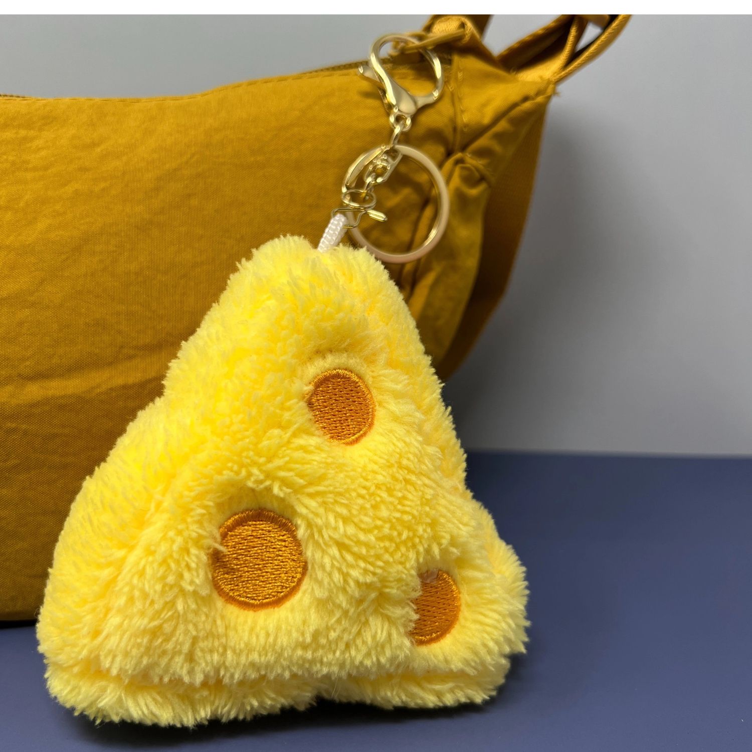 Rainbow Unicorn Plush Cheese Bag Charm