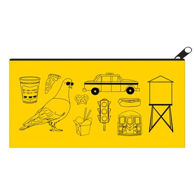 NYC All the Things Canvas Pouch