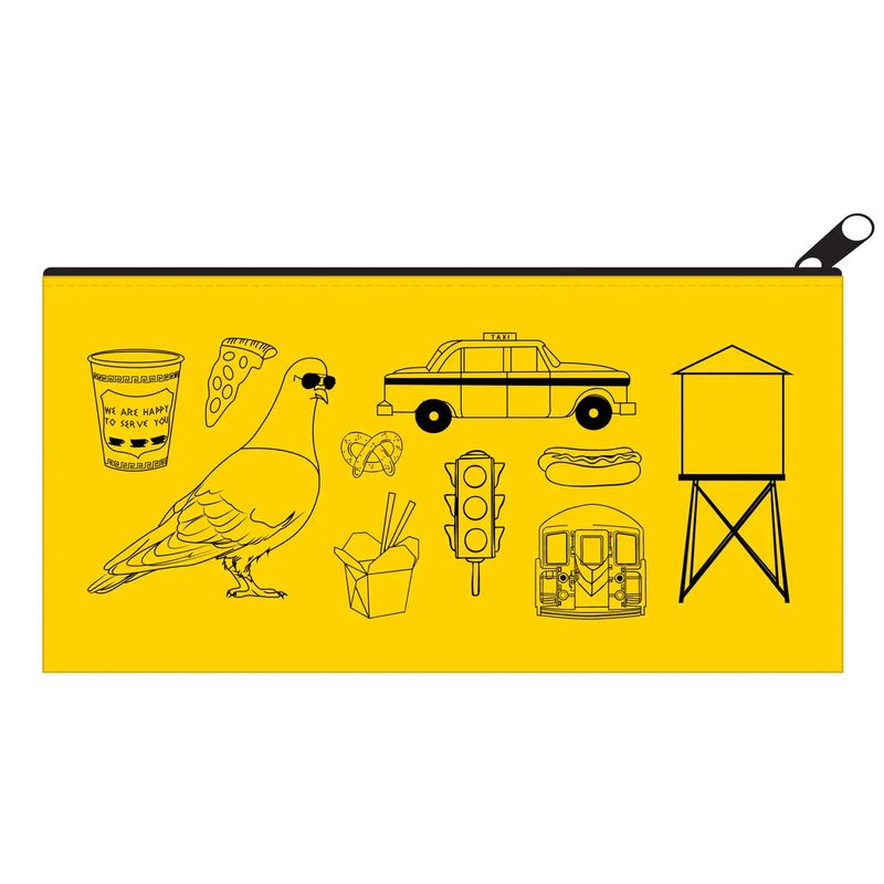 NYC All the Things Canvas Pouch