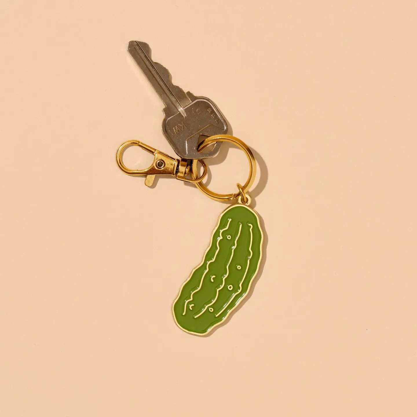 Pickle Enamel Keychain &amp; Bag Charm