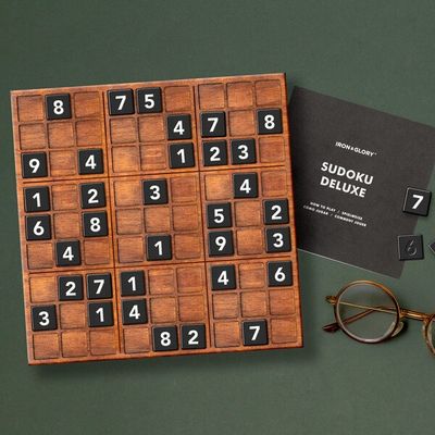 Iron &amp; Glory Sudoku Deluxe Wooden Game