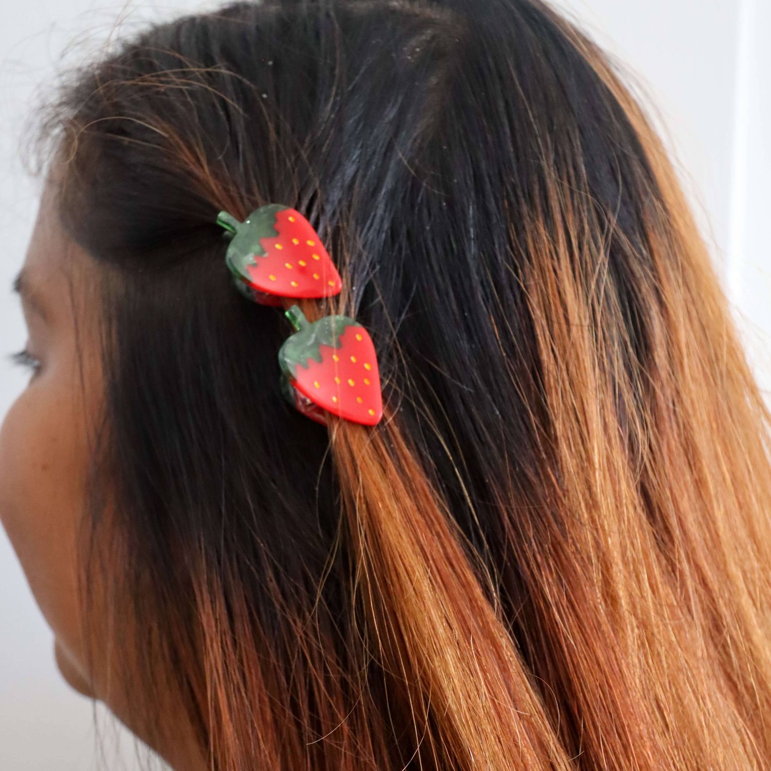 Jenny Lemons Micro Fruit and Flowers Hair Claw Set