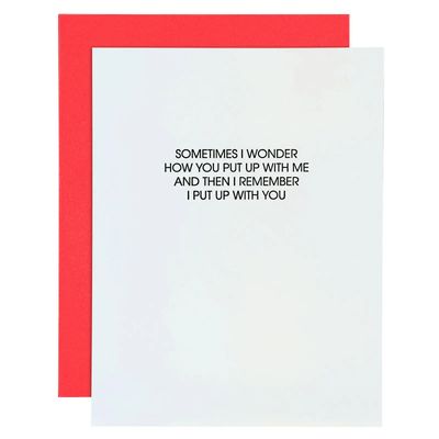 Put Up With Me