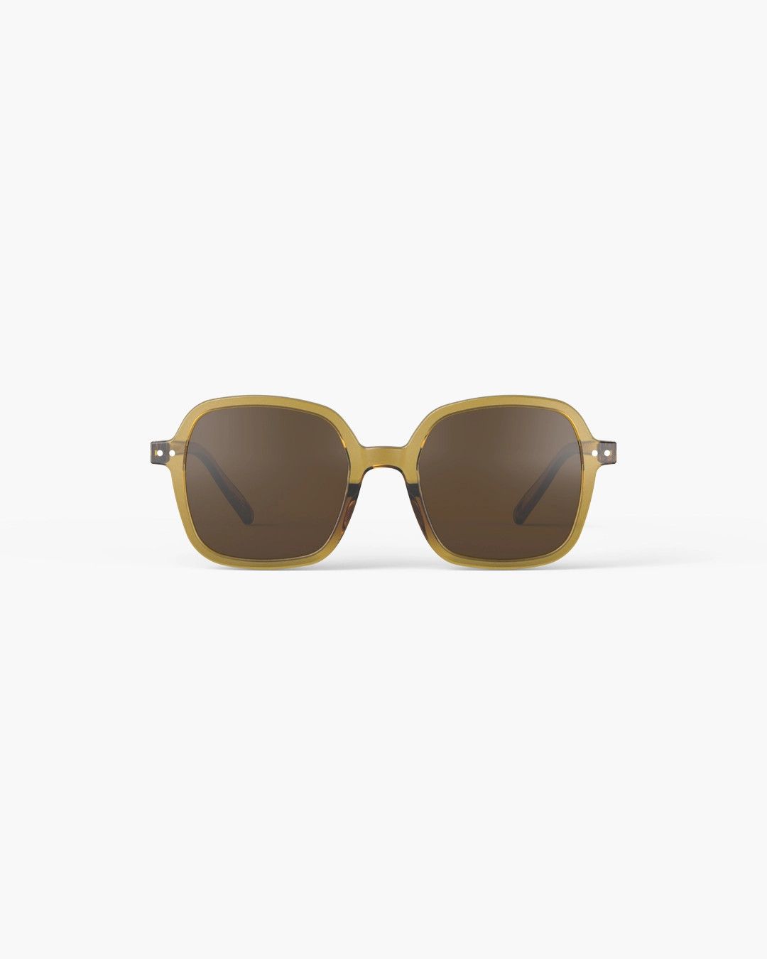 Izipizi Sun Office Oversized Square Golden Green