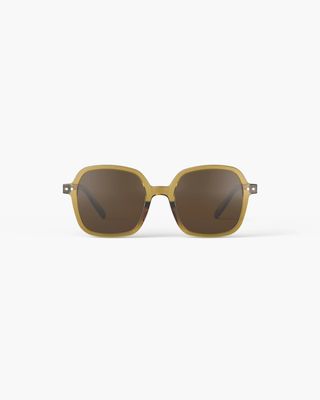 Izipizi Sun Office Oversized Square Golden Green