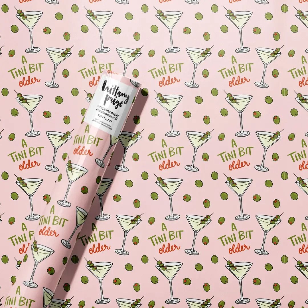 Wrap Roll - Dirty Olive Martini Birthday