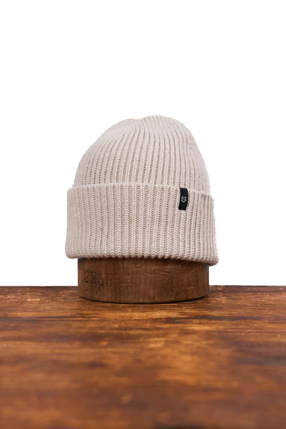Merino Wool &amp; Recycled Poly Beanie Mushroom