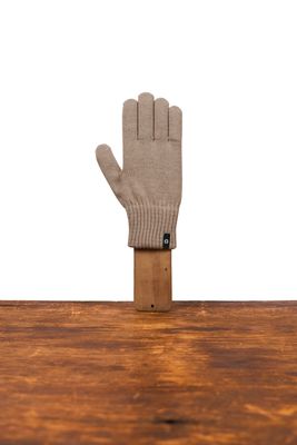 Merino Wool &amp; Recycled Poly Full Finger Glove Hemp