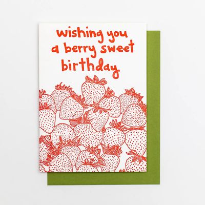 &quot;Berry Sweet&quot; Strawberry Birthday