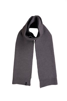 Merino Wool &amp; Recycled Poly Scarf Steel