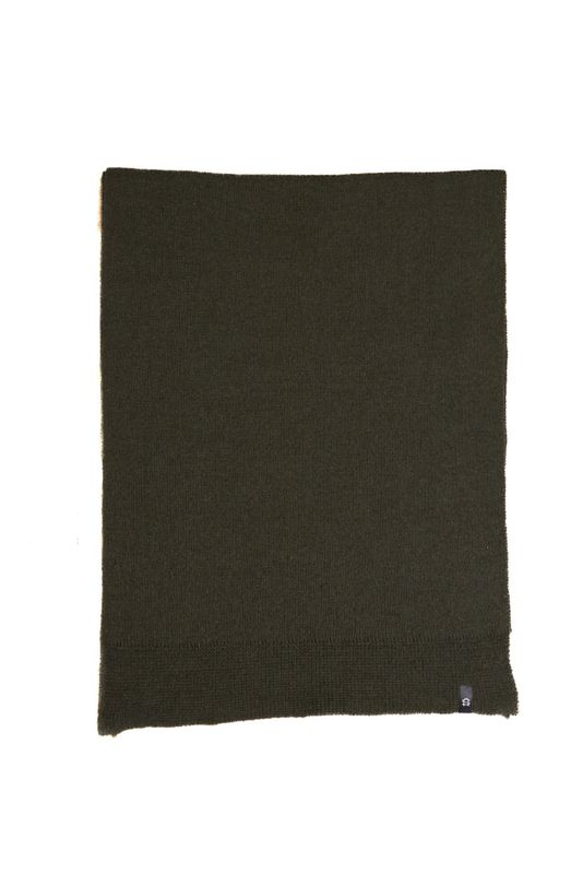 Merino Wool &amp; Recycled Poly Scarf Green
