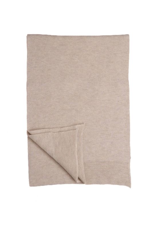 Merino Wool &amp; Recycled Poly Scarf Mushroom
