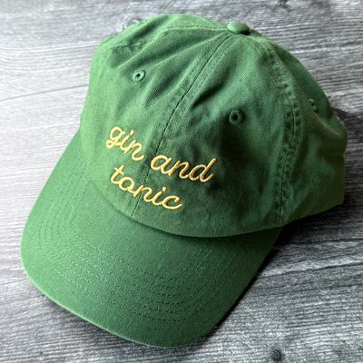 Silver Spider Gin and Tonic Baseball Cap