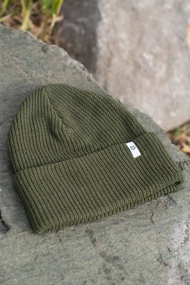 Upcycled Cotton Watchcap Thicket Green