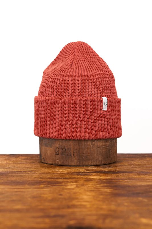 Upcycled Cotton Watch Cap Ladybug