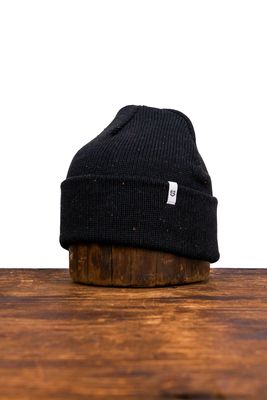 Easy Fit Super Fine Cotton Beanie Blackout