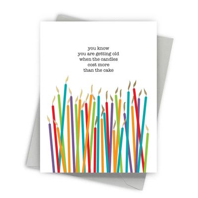 Costly Candles – Funny Birthday Card