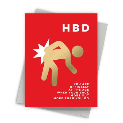 Your Back Goes Out Hbd
