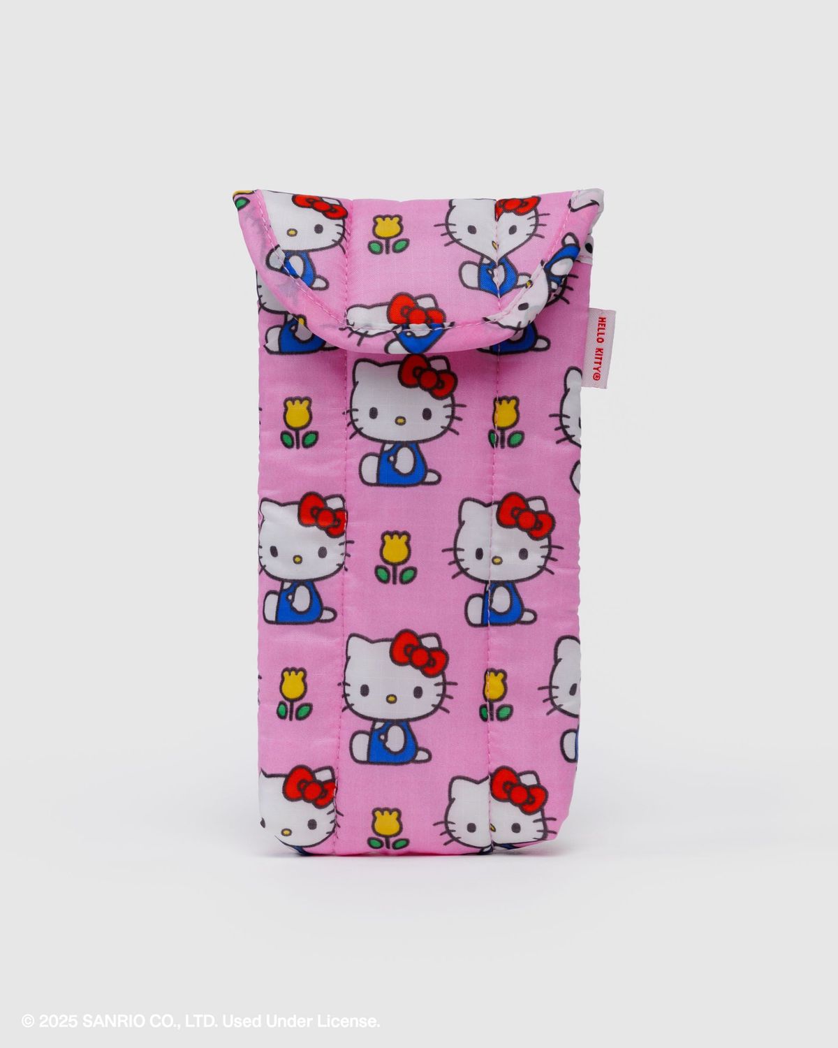 Baggu Puffy Glasses Sleeve Hello Kitty Pink