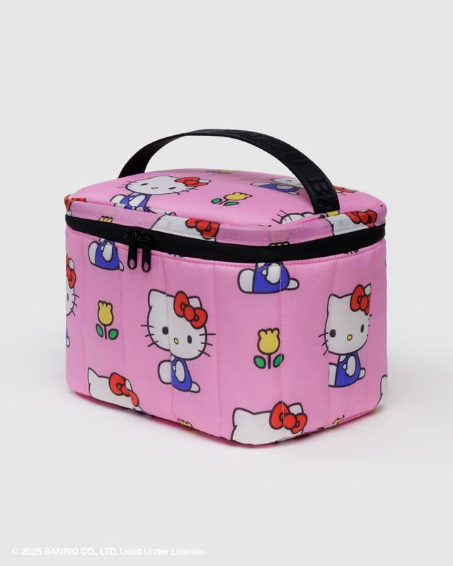 Baggu Puffy Lunch Bag Hello Kitty Pink