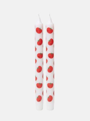 DOIY Dolce Vita Tomato Taper Candles