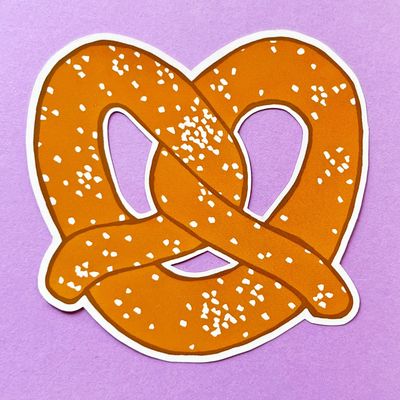 Pretzel Sticker