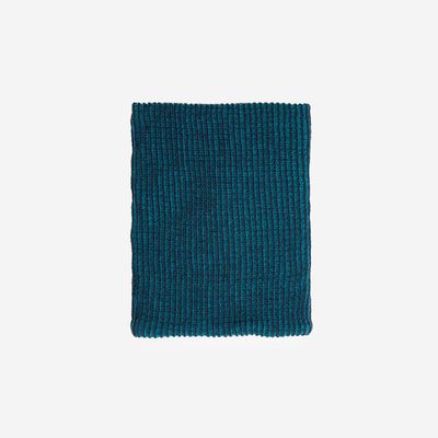Simple Rib Snood Navy Teal