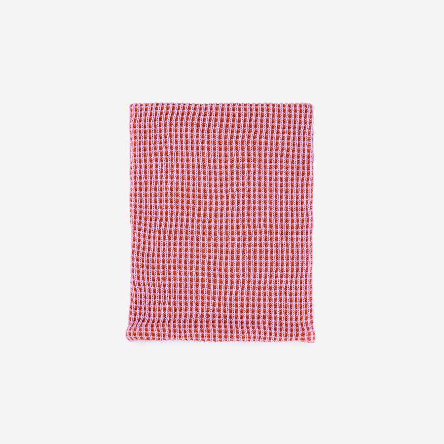 Simple Grid Snood Lilac