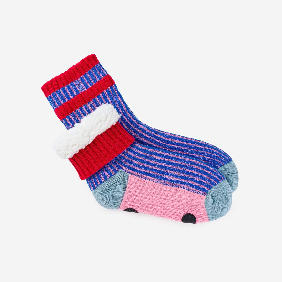 Gym House Socks Pink Cobalt