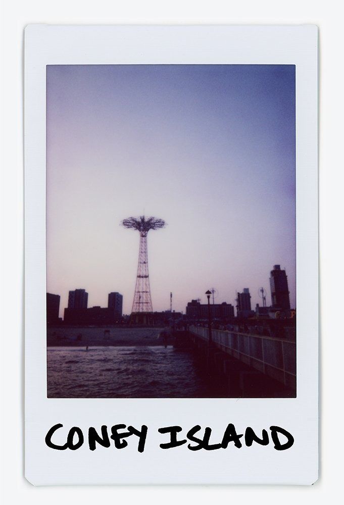 Coney Island Sunset Postcard