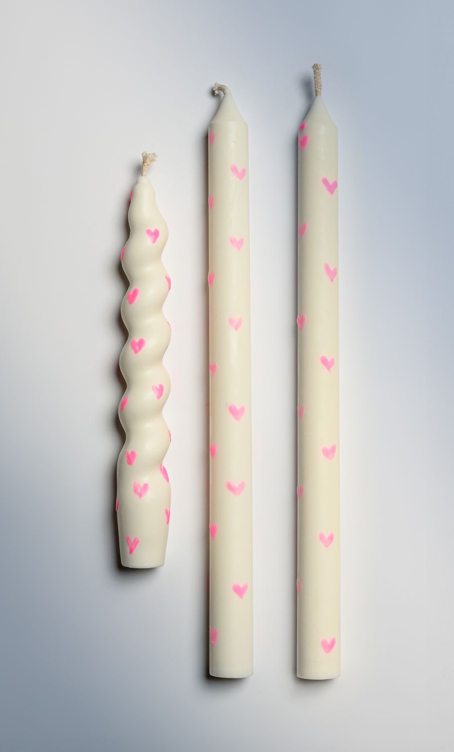 Love-is-Love Taper Candles Set of 3