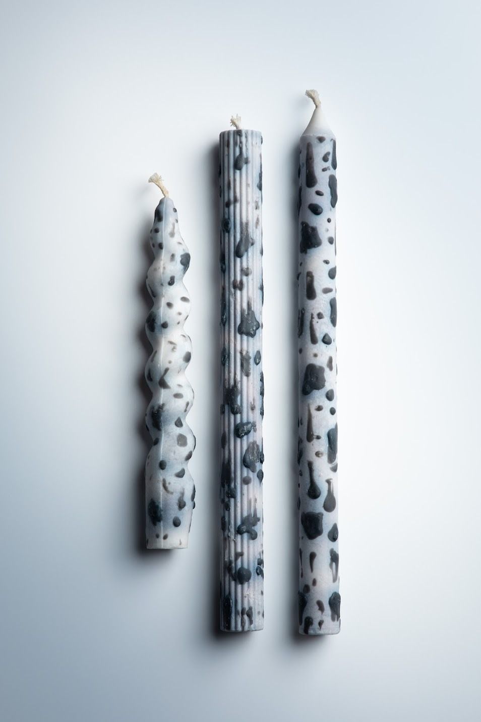 Dalmatian Taper Candles Set of 3