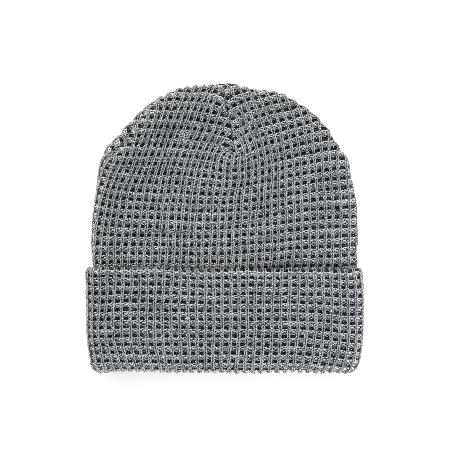 Simple Grid Beanie Grey