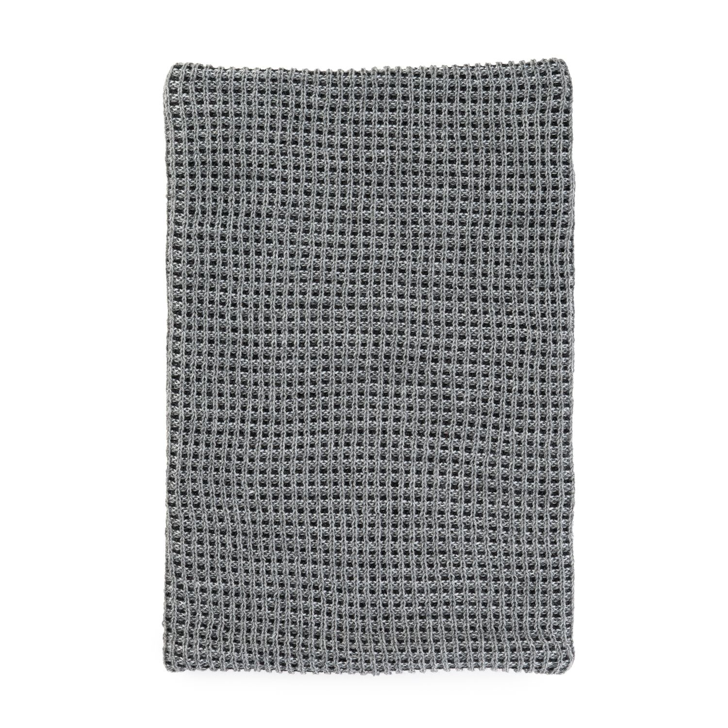 Simple Grid Snood Grey