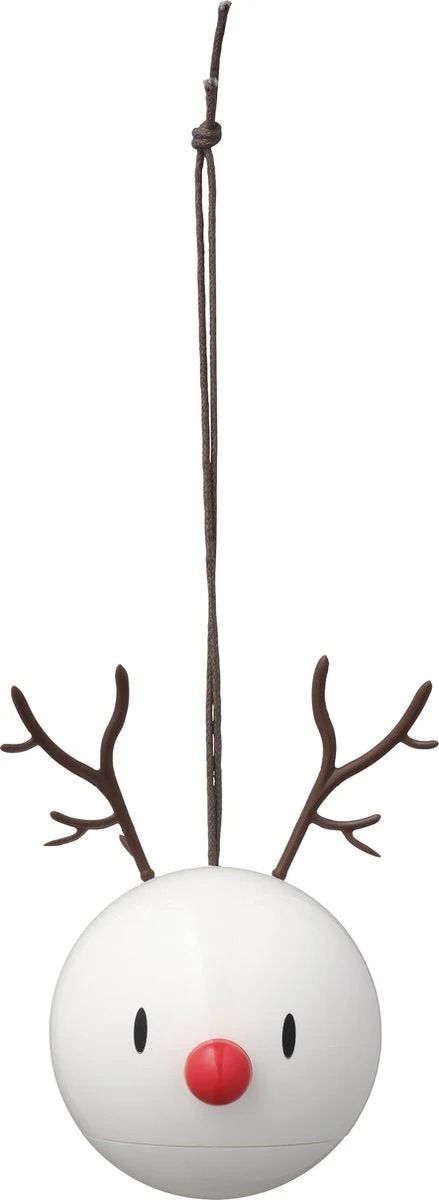 HOLIDAY Reindeer Ornaments White