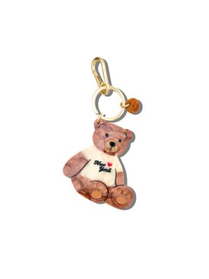 New York Teddy Bear Bag Charm + Keychain