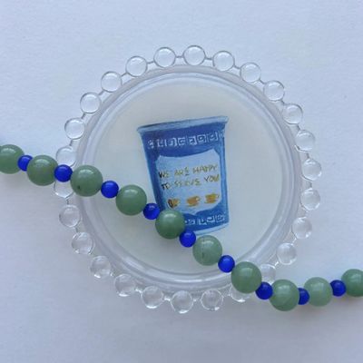 Bodega Coffee Cream Trinket Dish
