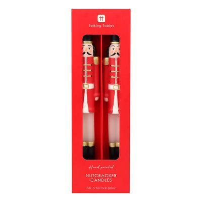 Nutcracker Christmas Candles