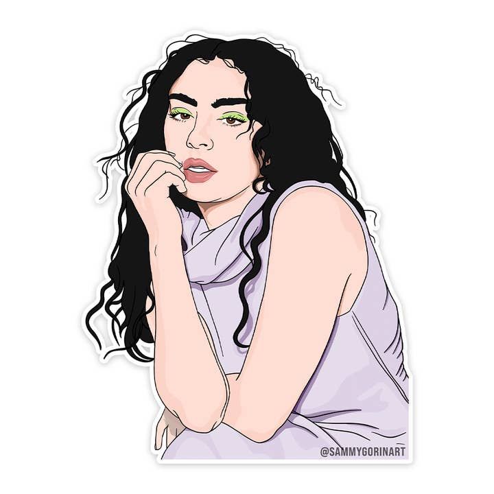 Bratli XCX Brat Summer Sticker by Sammy Gorin